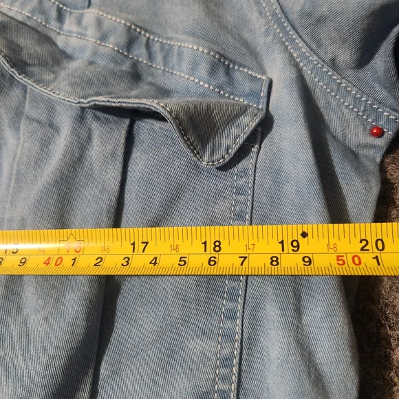 ALEX MILL Indigo Dyed Expedition Linen Cotton Blend Jumpsuit Size L - Picture 11 of 16